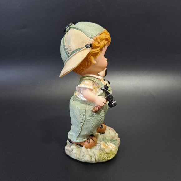 Vintage Boy Figurine By Greenbrier International Hand Painted Collectible Decor - Picture 5 of 8